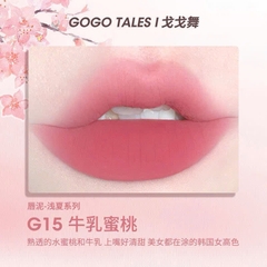 Son Kem Bùn Gogo Tales After Glow Mềm Mịn Lâu Trôi Không Dính Cốc Thin Mud Gauze Lip Glaze GT476