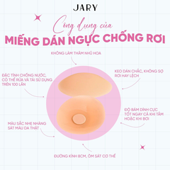 Miếng Dán Ngực Silicone Jary Nipple Covers Nâng Ngực Chống Mồ Hôi