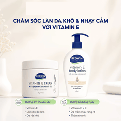 Kem Dưỡng Ẩm Redwin Vitamin E Cream Siêu Mềm Mịn Phục Hồi Da MẪU MỚI 330g