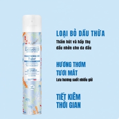 Dầu Gội Khô Evoluderm Sạch Nhanh Giảm Dầu Nhờn Cho Tóc Bồng Bềnh Shampooing Sec Purifying