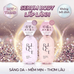 [MUA 1 TẶNG 3] Dưỡng Thể Serum Ánh Nhũ Roland ReLUCE Sáng Da Cấp Ẩm Nước Hoa Cao Cấp Nhật Bản Chai 80ml