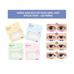 Miếng Dán Kích Mí JARY Eyelid Tape Tàng Hình Hack Mí Siêu Đẹp Chống Nước 120 Miếng
