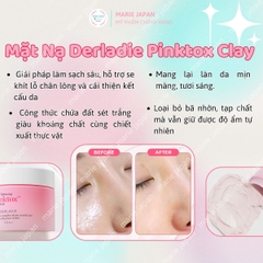Mặt Nạ Đất Sét Pink Tox Derladie Pore Tightening Clay Mask Sạch Sâu Kiểm Soát Dầu Nhờn Se Khít Lỗ Chân Lông Hàn Quốc