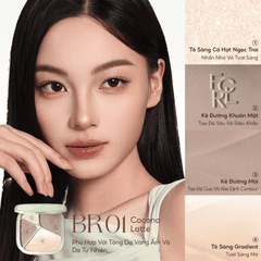 Bảng Tạo Khối Và Bắt Sáng Focallure Đa Năng Lâu Trôi Color Highlighter Contour Palette F86
