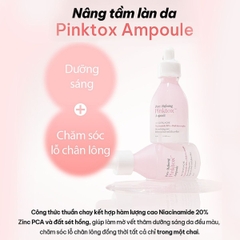 Serum Derladie Giảm Mụn Mờ Thâm Sáng Da Se Lỗ Chân Lông Pore Refining Pinktox Ampoule Hàn Quốc Chai 30ml
