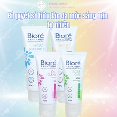 Sữa Rửa Mặt Thanh Lọc Da Biore Sạch Nhờn Dưỡng Ẩm Sáng Da Ngăn Ngừa Mụn Skin Purifying Facial Foam Nhật Bản