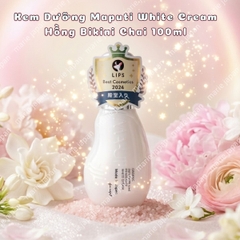 Kem Dưỡng Maputi White Cream Dưỡng Sáng Mềm Ẩm Mịn Vùng Da Nhạy Cảm Nhật Bản 100ml