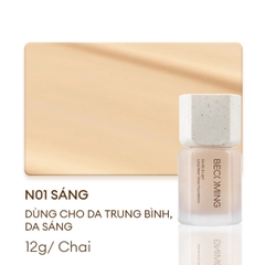 Kem Nền Dạng Lỏng BECOMING Mỏng Nhẹ Bền Màu Lâu Trôi Tự Nhiên Long Wear Sheer Foundation 12g