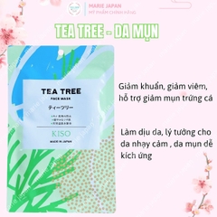Mặt Nạ Kiso Treatment 5in1 Dưỡng Ẩm Sáng Da Mờ Thâm Căng Mịn Nhật Bản 1 Miếng Lẻ