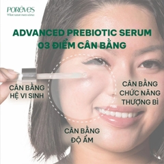 Serum Porêves Advanced Pre-Biotic Dưỡng Ẩm Phục Hồi Làm Dịu Da Chai 30ml