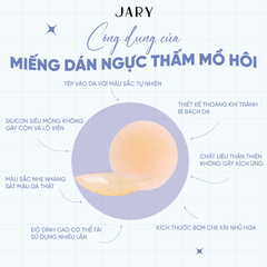 Miếng Dán Ngực Silicone Jary Nipple Covers Nâng Ngực Chống Mồ Hôi