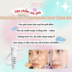 Kem Lười TFIT Luminaire Skip Tone Up Cream Dưỡng Sáng Nâng Tone Tự Nhiên Hàn Quốc Tuýp 100g - MUA 1 TẶNG 3