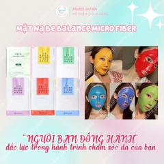 Mặt Nạ Vải Vi Sợi Be’Balance Micro Fiber Cấp Ẩm Làm Dịu Da Phục Hồi Tổn Thương Hàn Quốc 1 Miếng Lẻ