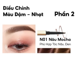 Chì Kẻ Mày Colorkey Hai Đầu Sắc Nét Chống Nước Lâu Trôi  Sketch Eyebrow Pencil 0.7g