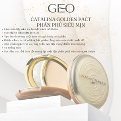 Phấn Phủ Catalina Geo Sempre /Catalina Happy & Please Pact Siêu Mịn Kiềm Dầu  Khô Thoáng Tự Nhiên Hàn Quốc 22g