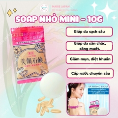 Xà Phòng Meishoku Bigan Skin Soap Làm Sạch Sâu Hỗ Trợ Giảm Mụn Dưỡng Da Mịn Màng Nhật Bản