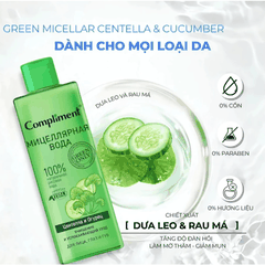 Nước Tẩy Trang Compliment Làm Sạch Sâu Dành Cho Mọi Loại Da Micellar Water Chai 400ml