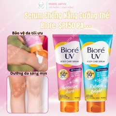 Serum Chống Nắng Body Bioré UV Dưỡng Ẩm Sáng Hồng Mịn Màng Mát Lạnh SPF 50+/PA+++ Nhật Bản