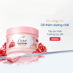 Tẩy Tế Bào Chết Body Dove Cấp Ẩm Chăm Da Trắng Sáng Mịn Màng  Exfoliating Body Polish