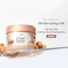 Tẩy Tế Bào Chết Body Dove Cấp Ẩm Chăm Da Trắng Sáng Mịn Màng  Exfoliating Body Polish