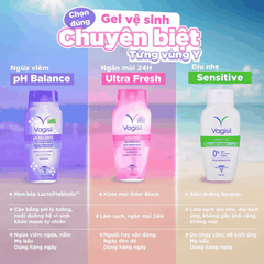 [MUA 1 TẶNG 1] [CHE TÊN] Dung Dịch Vệ Sinh Vagisil Cân Bằng pH Kiểm Soát Mùi Daily Intimate Wash TẶNG 1 QUẦN LÓT SU