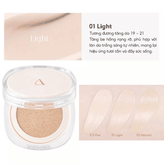 Cushion Aperire Chống Nắng Che Phủ Tốt Da Căng Bóng Mịn Lì Mỏng Nhẹ Sheer Breeze Hàn Quốc 13g