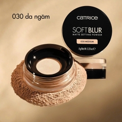 Phấn Phủ Catrice Soft Blur Mỏng Nhẹ Kiềm Dầu Tự Nhiên Matte Setting  Powder 8g - TẶNG BÔNG PHẤN CATRICE