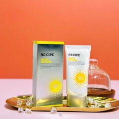 Kem Chống Nắng  Recipe Crystal Sun CreamSPF50+ PA++++ Dưỡng Trắng Nâng Tông Chống Nước 50ml