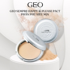 Phấn Phủ Catalina Geo Sempre /Catalina Happy & Please Pact Siêu Mịn Kiềm Dầu  Khô Thoáng Tự Nhiên Hàn Quốc 22g