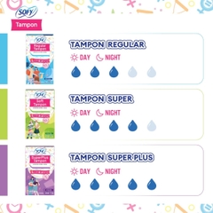 [CHE TÊN] Băng Vệ Sinh Unicharm Tampon Siêu Thấm Hút Khô Thoáng Dịu Nhẹ Nhật Bản