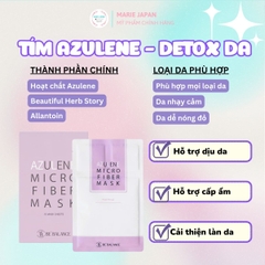 Mặt Nạ Vải Vi Sợi Be’Balance Micro Fiber Cấp Ẩm Làm Dịu Da Phục Hồi Tổn Thương Hàn Quốc 1 Miếng Lẻ