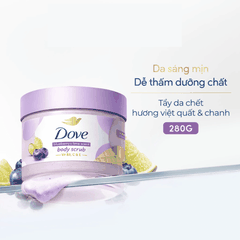 Tẩy Tế Bào Chết Body Dove Cấp Ẩm Chăm Da Trắng Sáng Mịn Màng  Exfoliating Body Polish