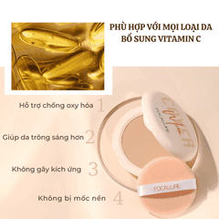 Phấn Nền Focallure Covermax Two Way Cake Pressed Powder FA155
