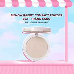 [MUA 1 TẶNG 1] Phấn Phủ Nén MENOW Rabbit Compact Powder Kiềm Dầu Chống Nước Che Phủ Hoàn Hảo 8.5g