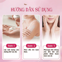 [MUA 1 TẶNG 3] Dưỡng Thể Nước Hoa Roland RELUCE Trắng Da Mềm Mịn Cao Cấp Nhật Bản 300ml TẶNG KHĂN GẤU, MÓC KHÓA, TÚI