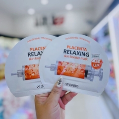 Mặt Nạ BNBG Placenta Skin Booster Mask Cấp Ẩm Dưỡng Trắng Phục Hồi Trẻ Hóa Da Hàn Quốc Hộp 10 Miếng