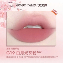 Son Kem Bùn Gogo Tales After Glow Mềm Mịn Lâu Trôi Không Dính Cốc Thin Mud Gauze Lip Glaze GT476