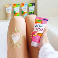 SRM ST.IVES Soft Skin Scrub - BƠ MẬT ONG MỀM MƯỚT Tuýp 170g