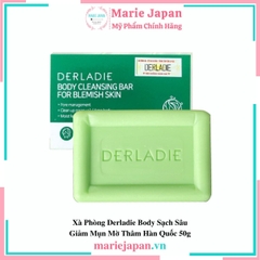 Xà Phòng Derladie Body Cleansing Bar For Blemish Skin Sạch Sâu Giảm Mụn Mờ Thâm Hàn Quốc 50g
