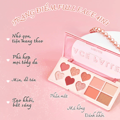 Bảng Phấn Mắt Má Đa Năng 10 Ô Pinkflash Mịn Lì Màu Siêu Đẹp, Full Face Tiện Lợi Multi Face Palette M02 120g