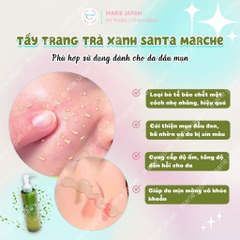 Tẩy Trang Trà Xanh Santa Marche Deep Cleansing Da Dầu Mụn Nhật - 400ML