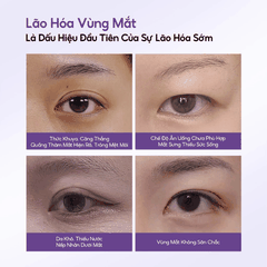 Mặt Nạ Mắt Colorkey Luminous Hỗ Trợ Làm Sáng và Nâng Cơ Vùng Da Mắt  Ginseng Brightening & Uplifting Eye Mask 1 Miếng Lẻ 6g