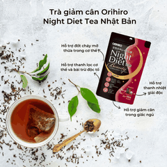 Trà Giảm Cân Orihiro Night Diet Nhật Bản