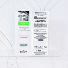 [MUA 1 TẶNG 1] Gel Chấm Mụn Dermacos Anti Acne Anti Imperfection Spot Tuýp 15ml - TẶNG 1 MASK JM