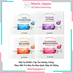 Mặt Nạ BNBG Placenta Skin Booster Mask Cấp Ẩm Dưỡng Trắng Phục Hồi Trẻ Hóa Da Hàn Quốc Hộp 10 Miếng