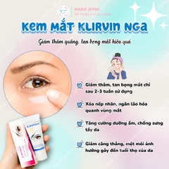 Kem Mắt Klirvin Giảm Thâm Quầng Nếp Nhăn Tan Bọng Mắt Nga Tuýp 20g