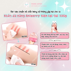 Khăn Mặt Khô Animerry Đa Năng Tiện Lợi Túi To 135g
