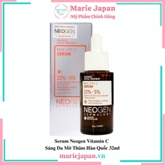 Serum Neogen Dermalogy Vitamin C 22% Sap + 5% Niacinamide Real Vita C Sáng Da Mờ Thâm Hàn Quốc 32ml