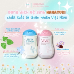 Dung Dịch Vệ Sinh Phụ Nữ Hanayuki Làm Sạch Khử Mùi Vùng Kín Soft & Silk 150ml