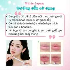 Chì Kẻ Viền Môi Dearmay 2in1 Chuẩn Sắc Tạo Hiệu Ứng Môi Căng Mọng Tự Nhiên Plumpy Lip Liner Hàn Quốc